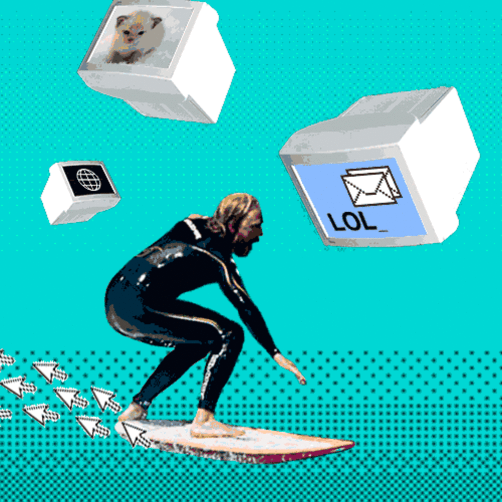 Серфить в интернете