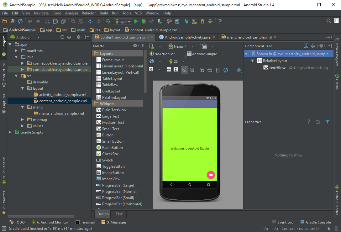 Android studio games