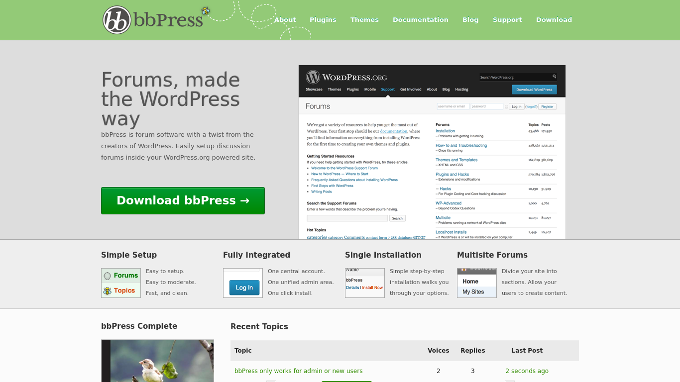 Bbpress — плагин для wordpress | wordpress.org русский