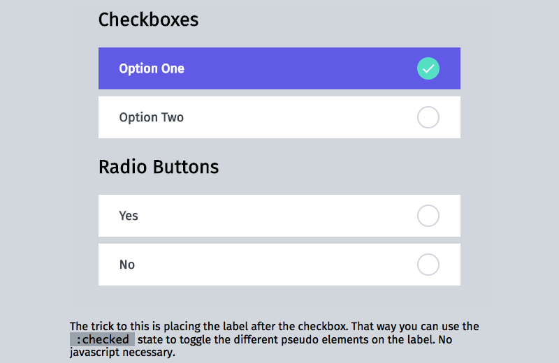How to display text when a checkbox is checked