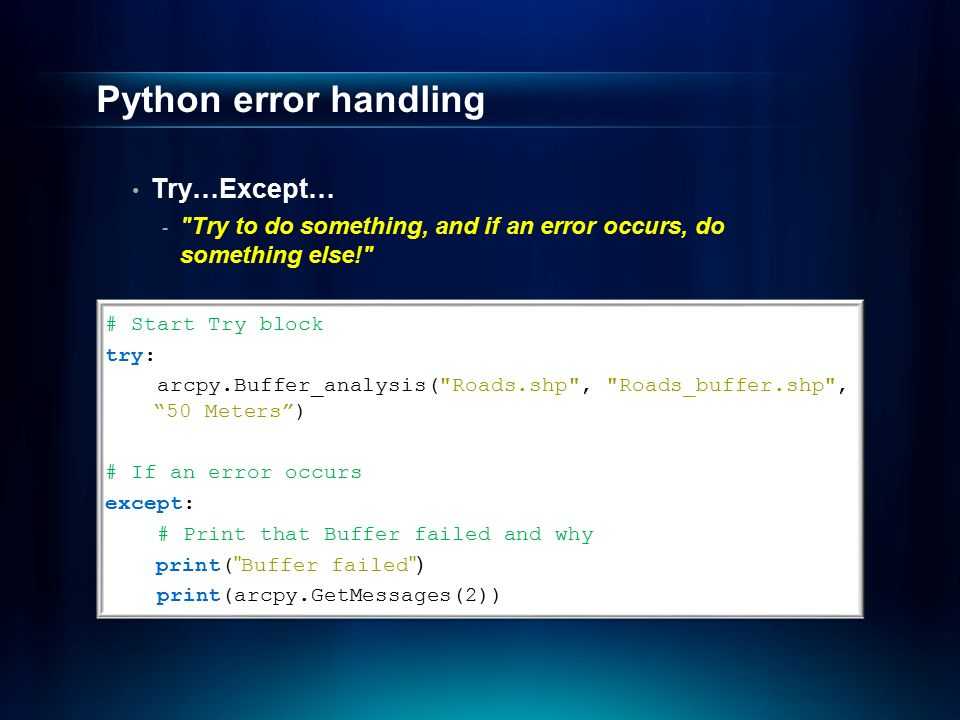 Python exceptions: an introduction