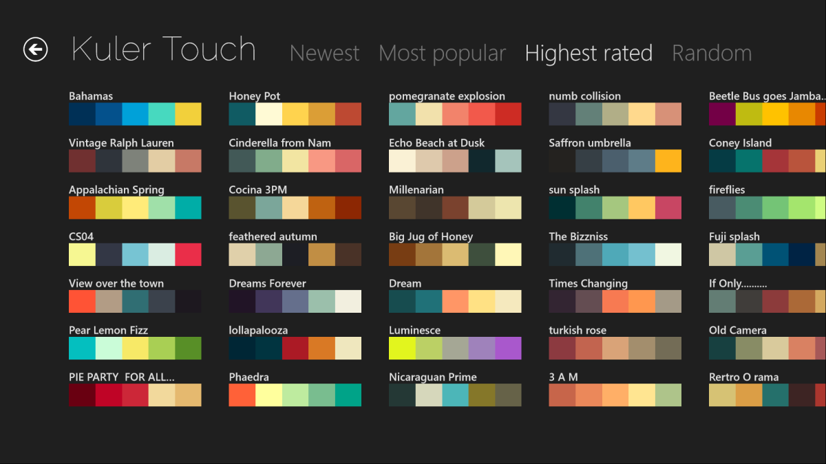 Выбор цвета для дизайна сайта. примеры: 50 великолепных цветовых схем