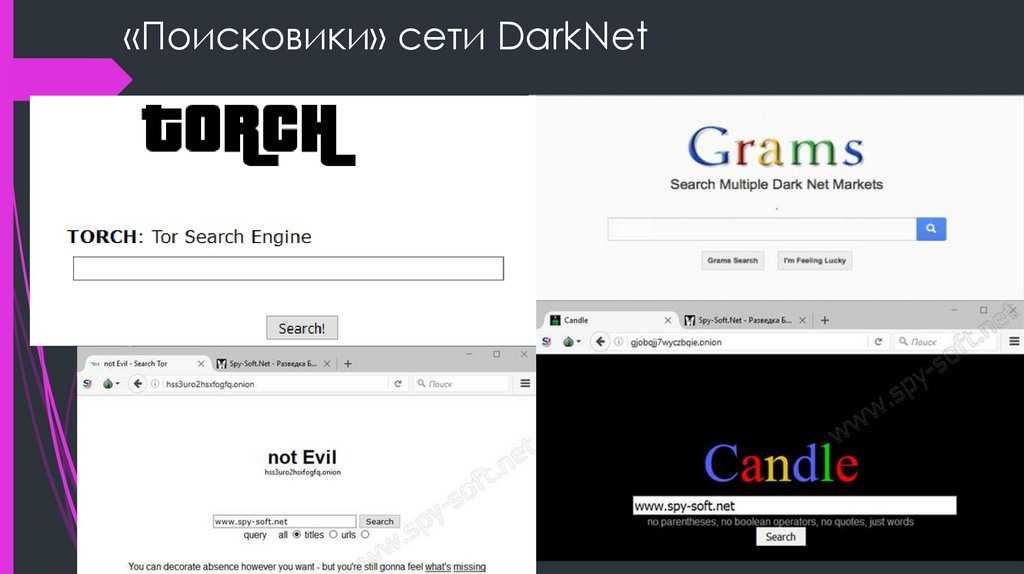 поисковики в darknet