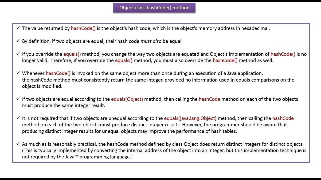 Java equals() and hashcode() - journaldev