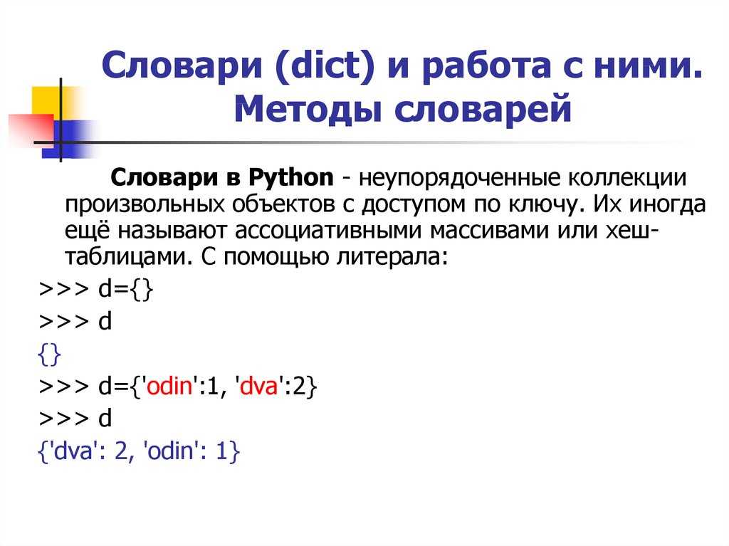 Словари python 101: подробное визуальное введение - pythobyte.com