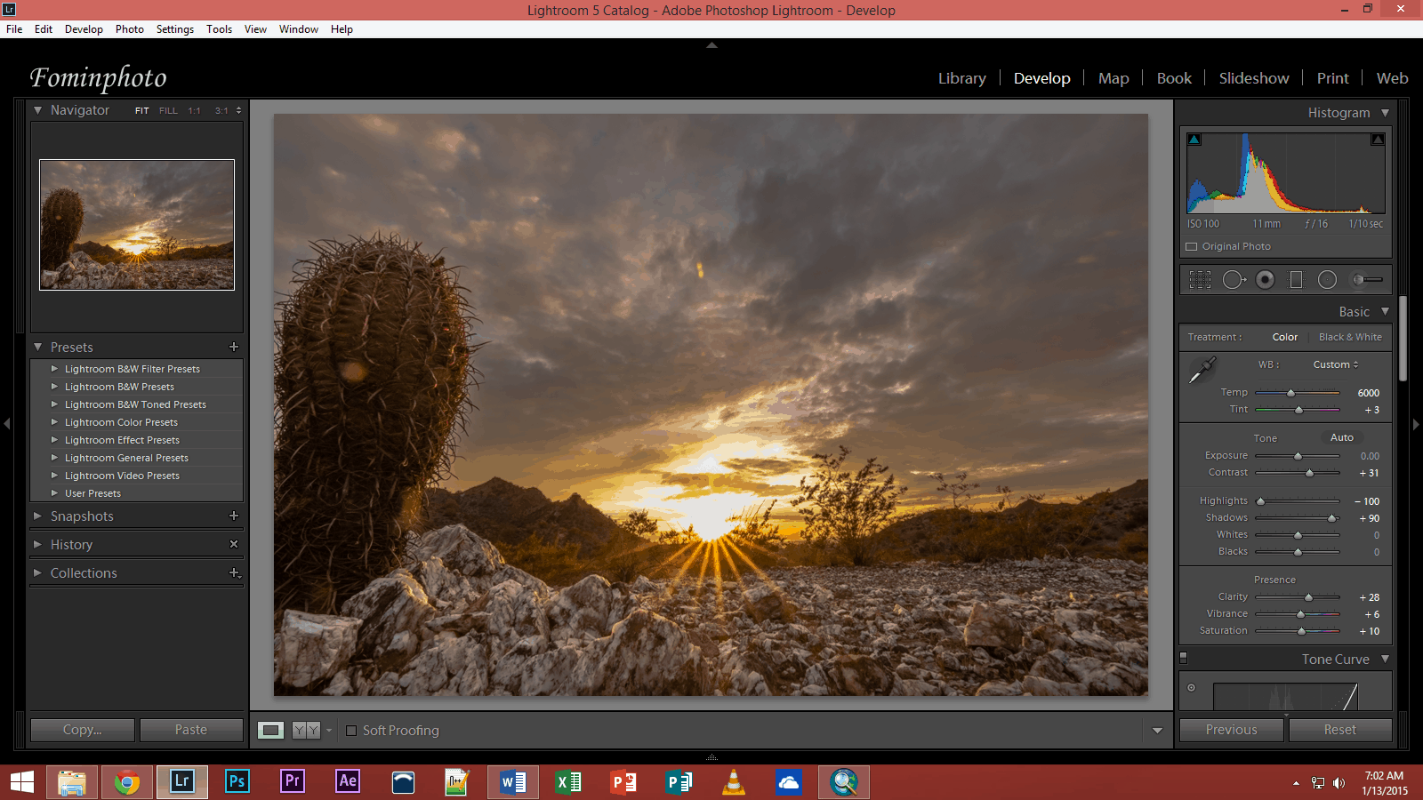 Как в lightroom сохранить фото в png