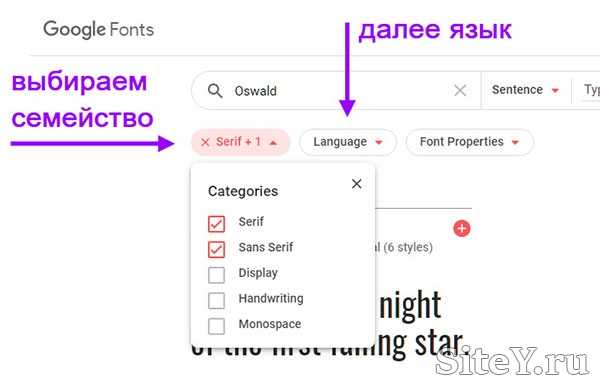 Семейство шрифтов - serif, sans-serif, monospace, script, fantasy - импрейшн веб студио - армения, ереван