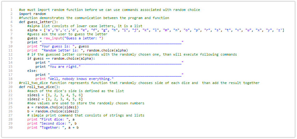 Примеры кода модуля random в python - подробный справочник