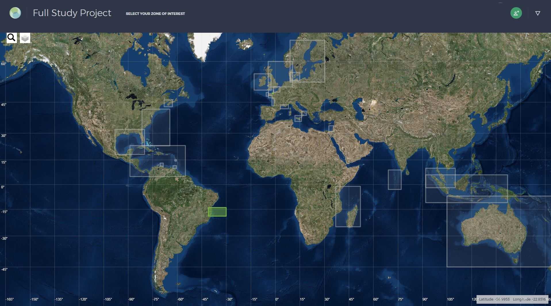 карта спутник с фотографиями местности