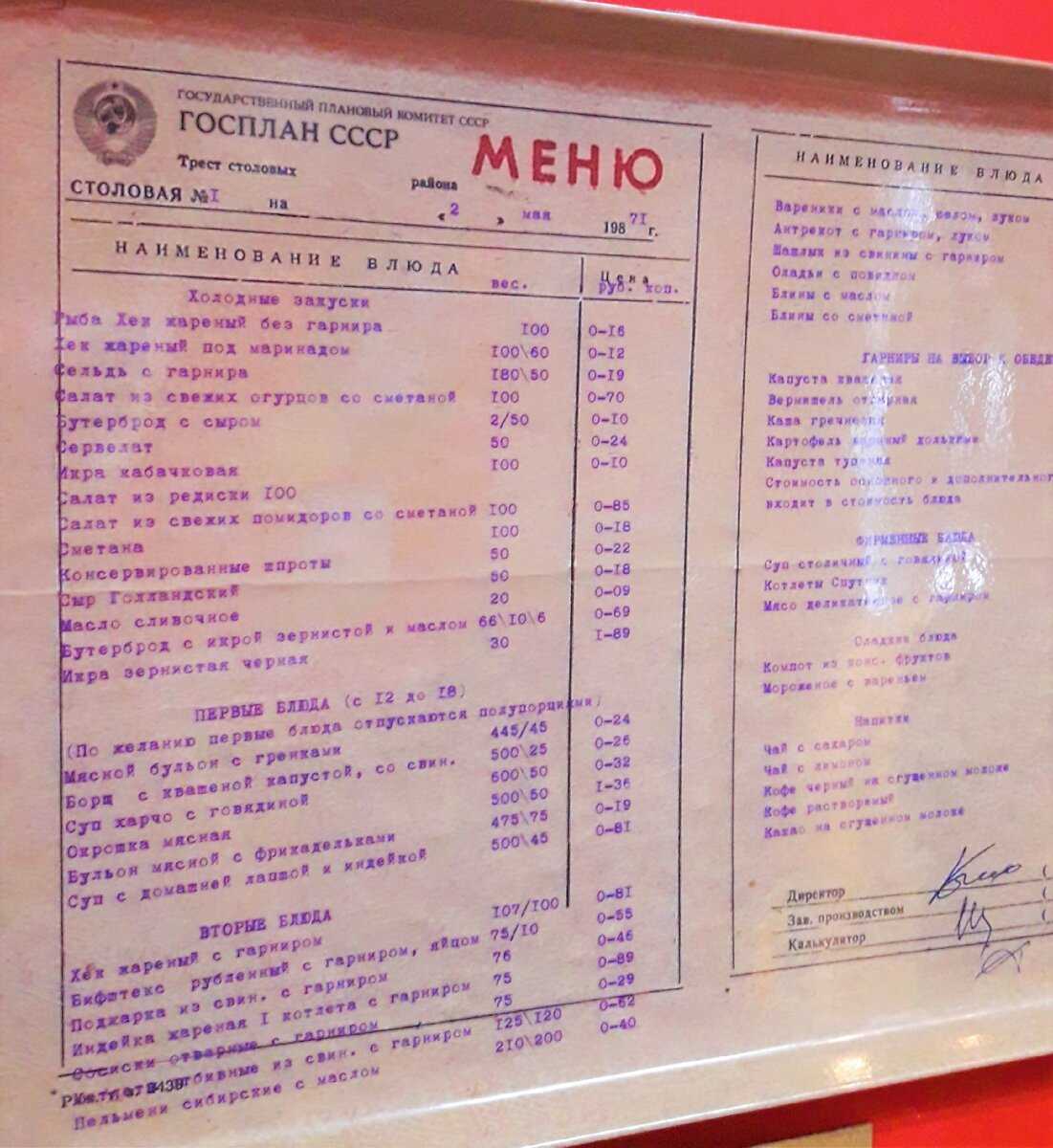 Меню советских столовых: 10 избранных блюд напомнят о детстве.